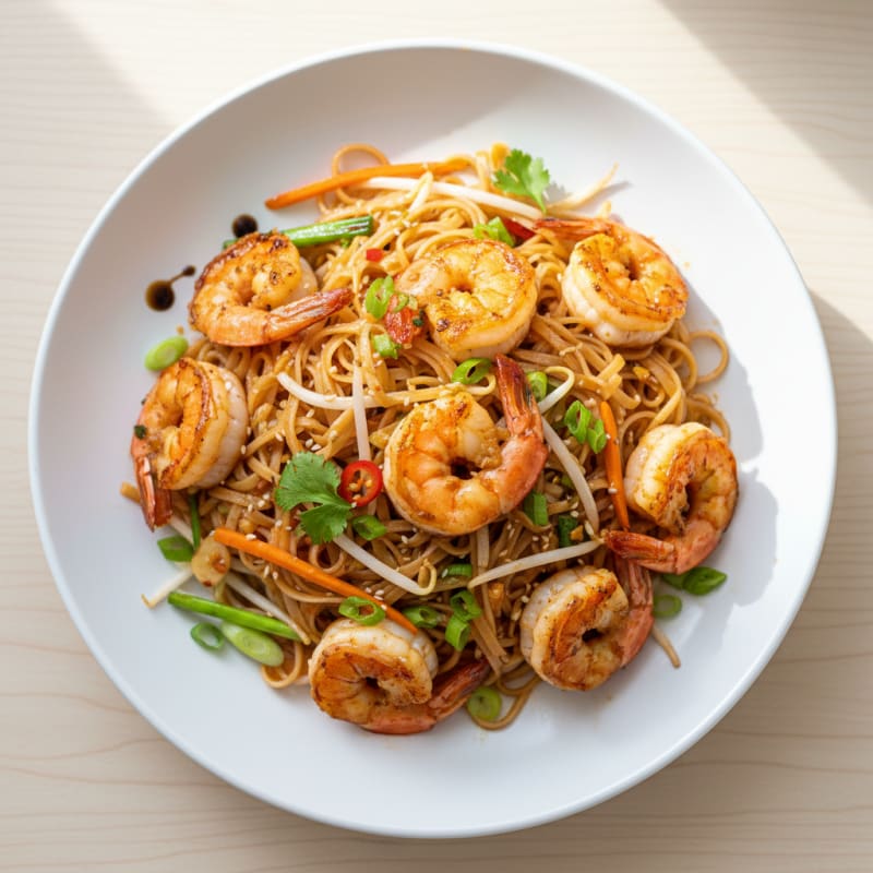 Zesty Chili-Lime Shrimp Pad Thai