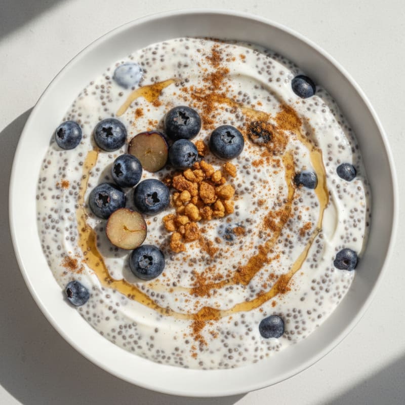 Blueberry Chia Seed Pudding
