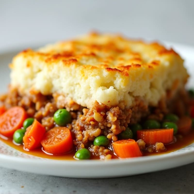 Cauliflower-Topped Turkey Shepherd's Pie