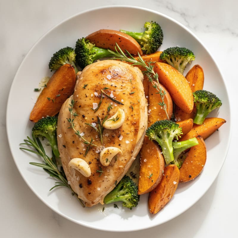Garlic Herb Roasted Chicken