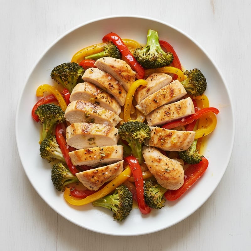 Sheet Pan Lemon Herb Chicken and Veggies