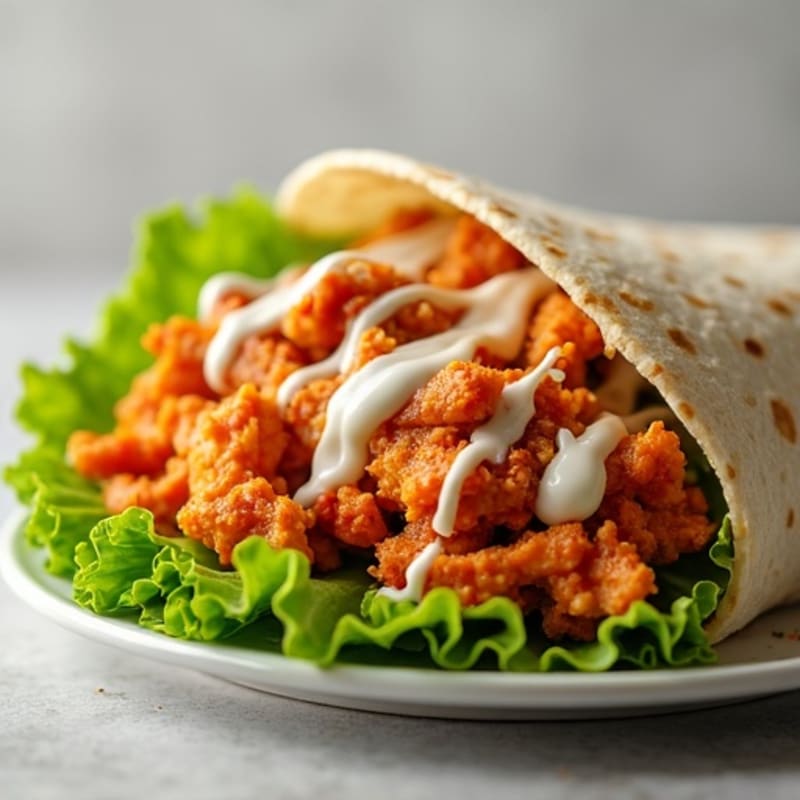 Crispy Buffalo Ranch Chicken Wrap