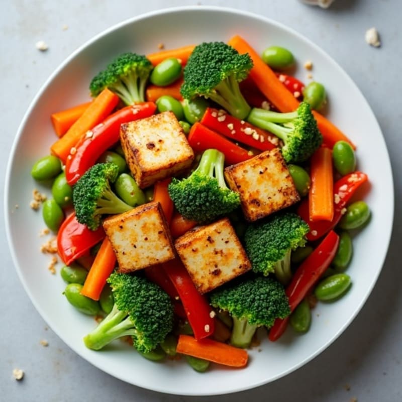 Crispy Tofu Stir-Fry with Fresh Vegetables