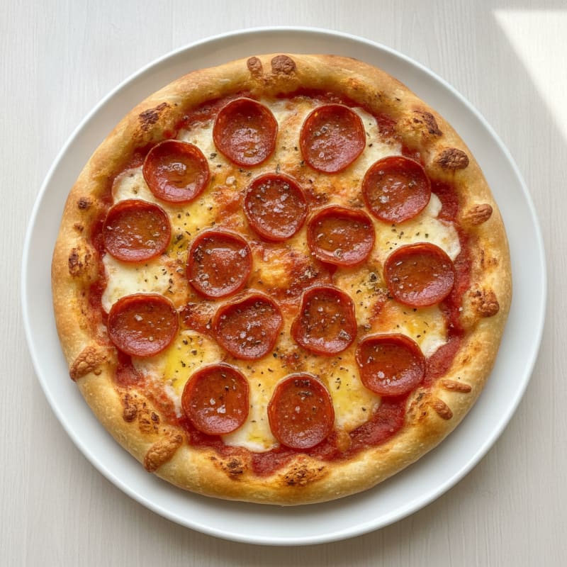 Pepperoni Stuffed Crust Pizza