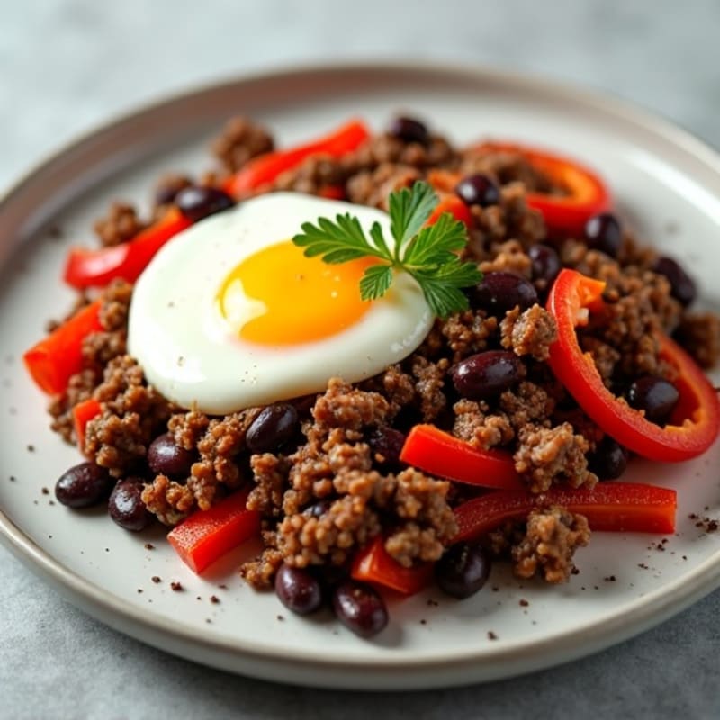 Hearty Ground Beef and Bell Pepper Skillet
