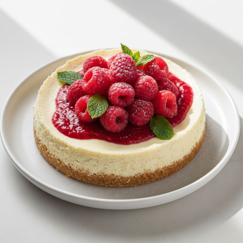 Creamy Greek Yogurt Protein Cheesecake