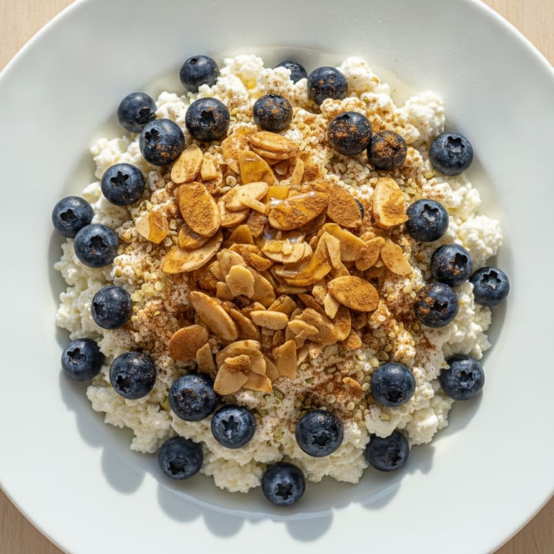 Cottage Cheese and Berry Protein Parfait