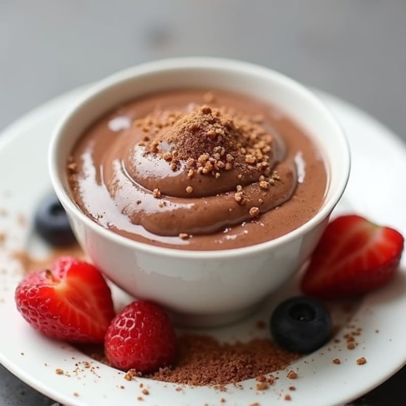 Creamy Chocolate Protein Pudding with Greek Yogurt