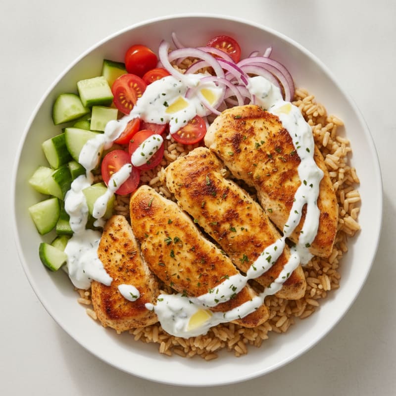Chicken Shawarma Rice Bowl