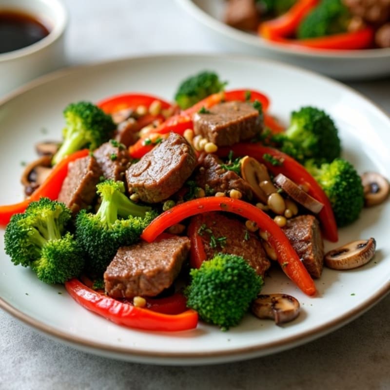 Lean Beef and Crispy Broccoli Stir-Fry
