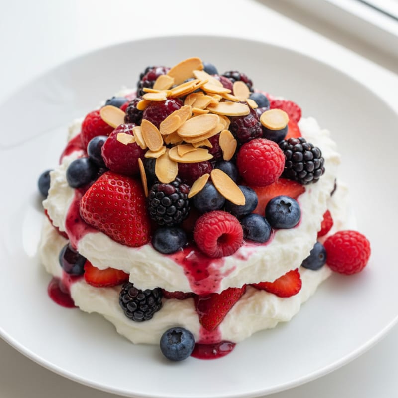 Creamy Greek Yogurt Protein Parfait with Mixed Berries