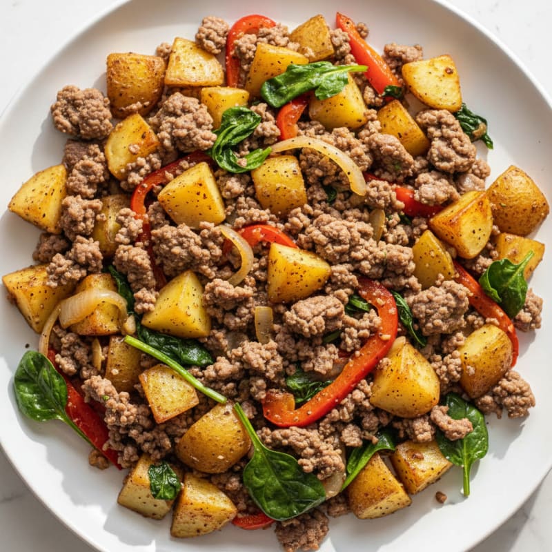 Ground Beef and Potato Skillet