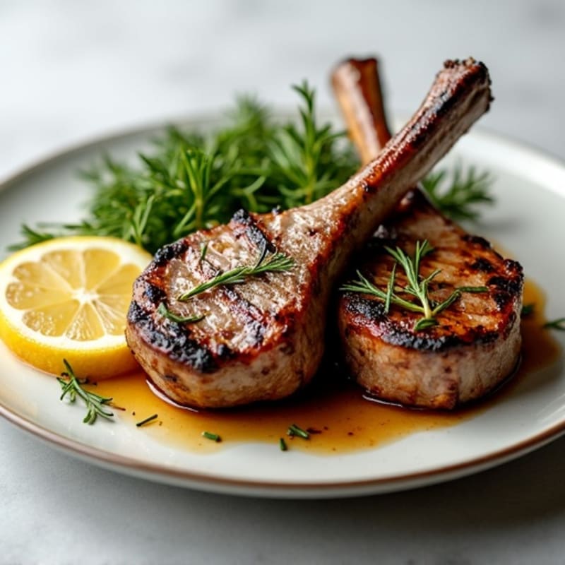 Rosemary-Garlic Grilled Lamb Chops