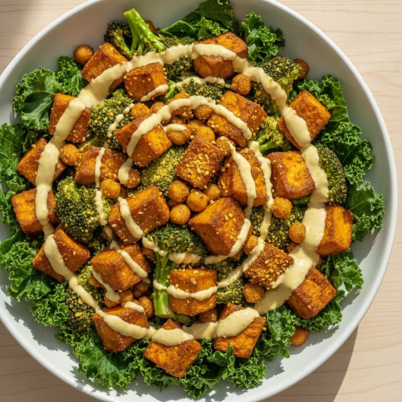 Roasted Sweet Potato Buddha Bowl