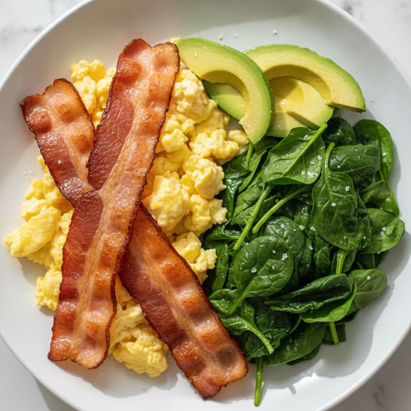 Classic Eggs and Bacon Breakfast