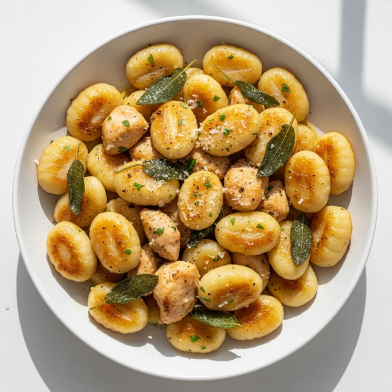 Creamy Ricotta Gnocchi with Sage Butter