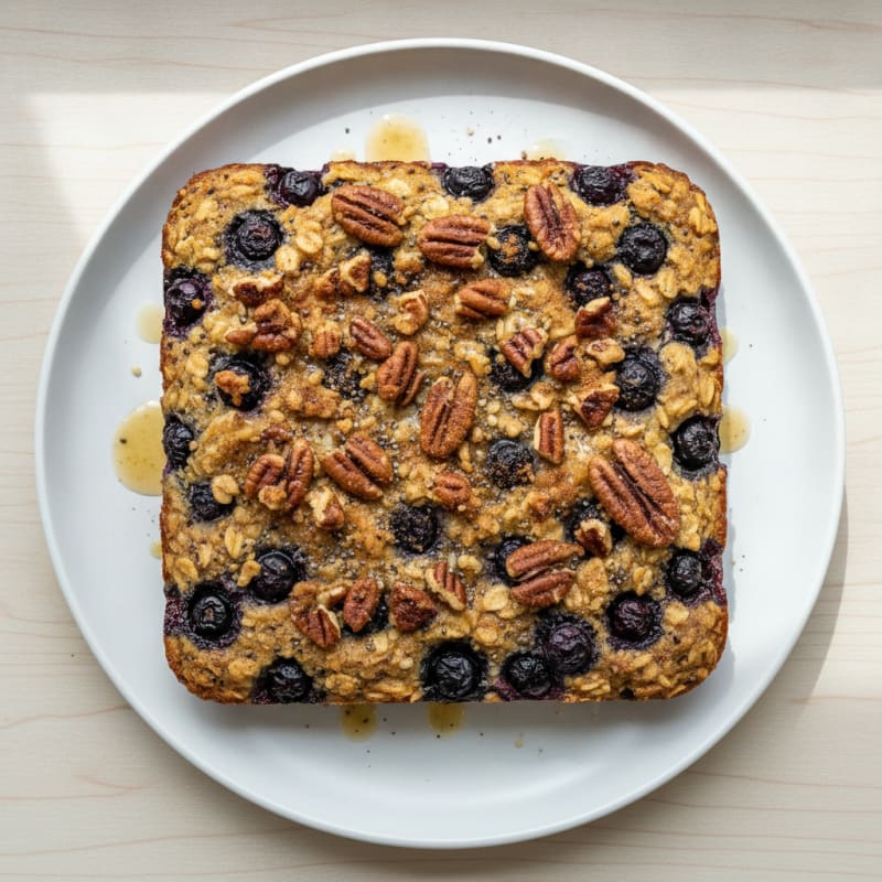 Baked Berry Pecan Oatmeal