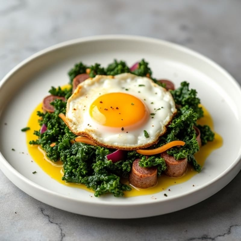 Hearty Egg and Kale Scramble