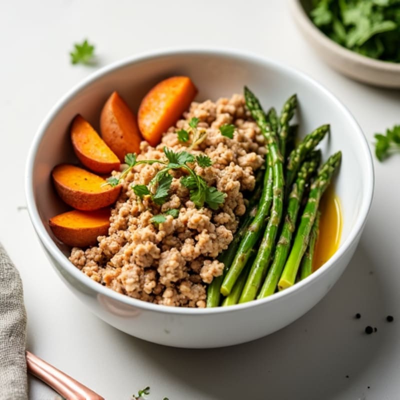Herb-Roasted Turkey Sweet Potato Bowl
