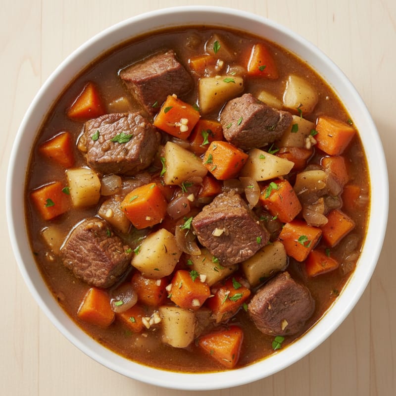 Hearty Beef and Root Vegetable Stew