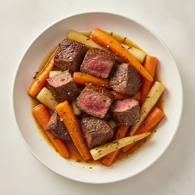 Herb-Roasted Beef with Root Vegetables