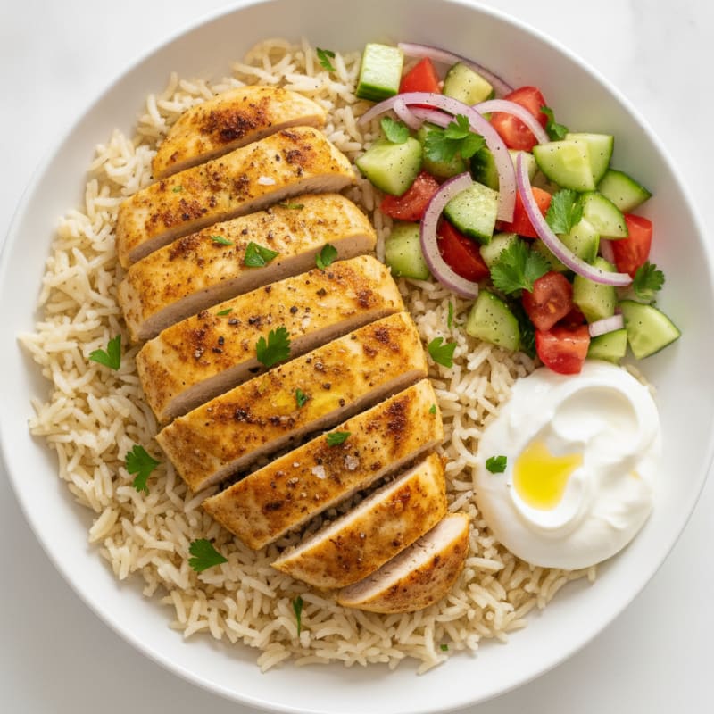 Chicken Shawarma Rice Bowl