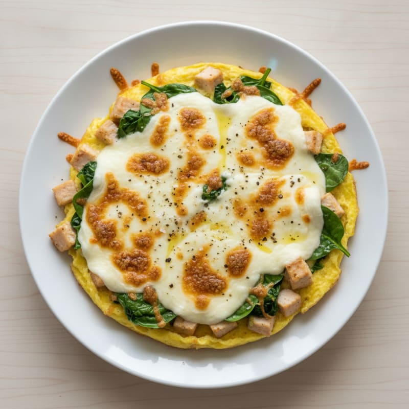 High-Protein Eggs with Mozzarella