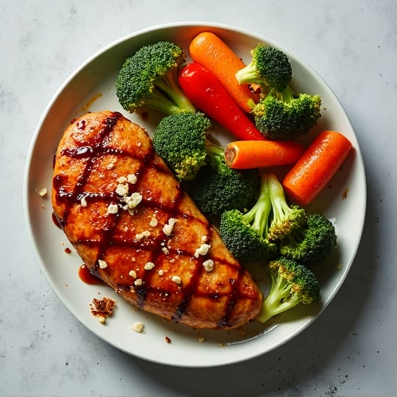 Sheet Pan Teriyaki Chicken and Crispy Roasted Vegetables