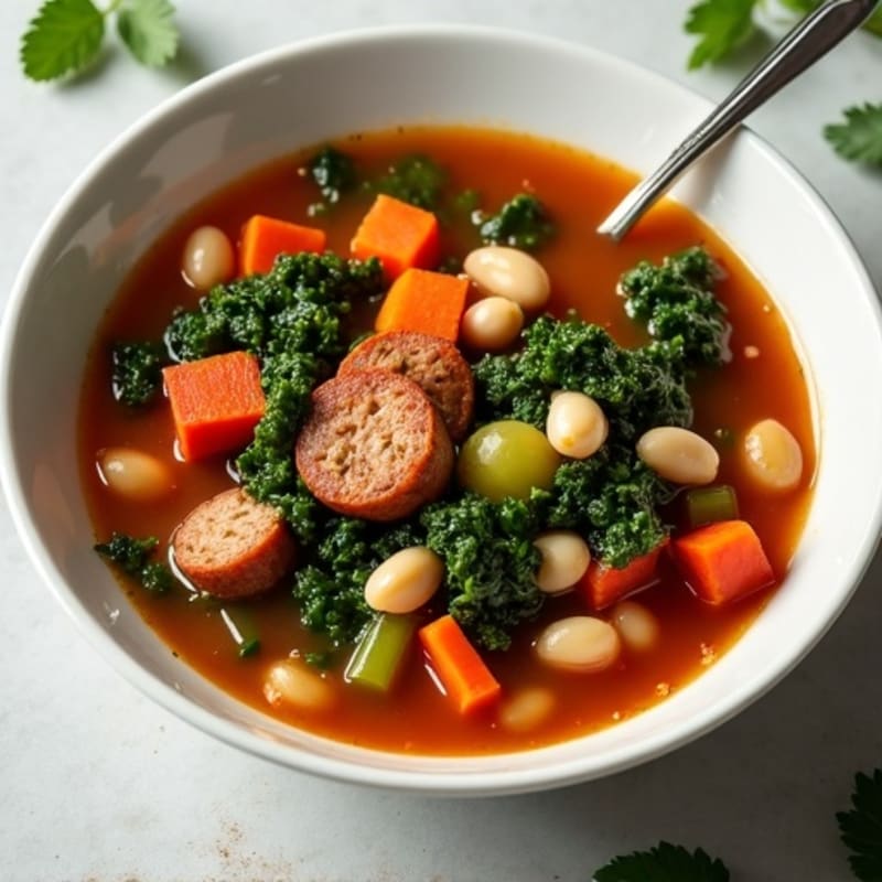 Tuscan-Style Kale and White Bean Soup