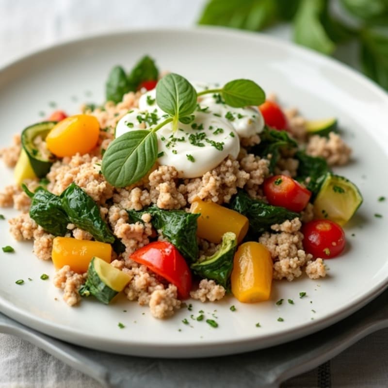 Creamy Turkey and Vegetable Skillet