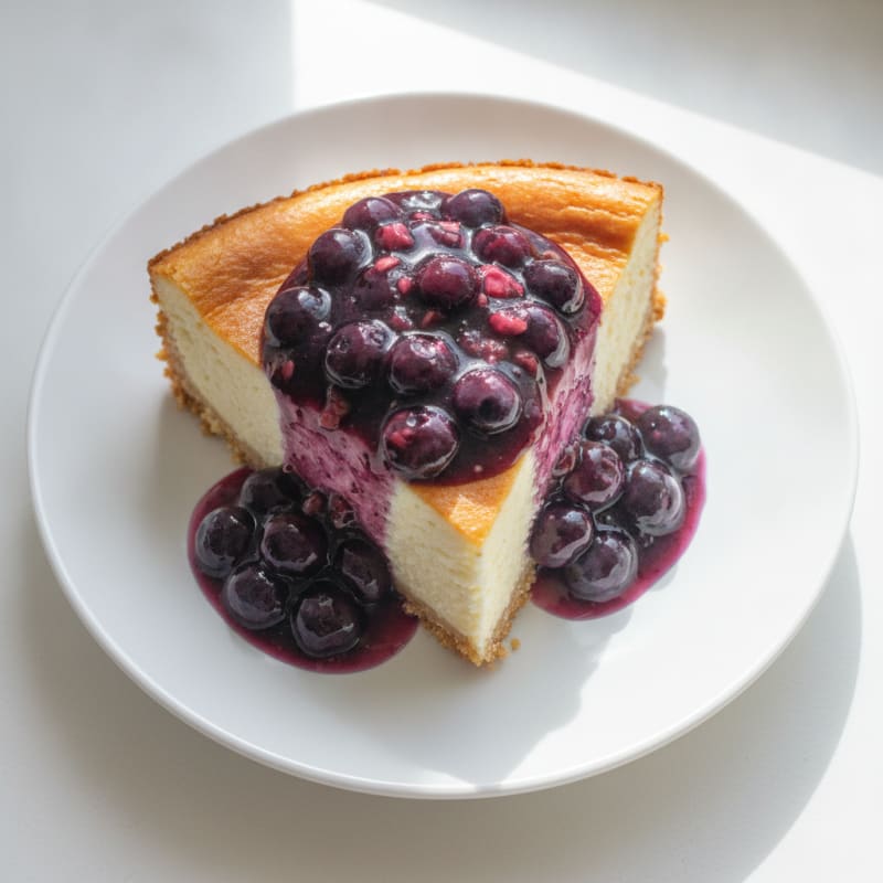 Creamy Greek Yogurt Protein Cheesecake