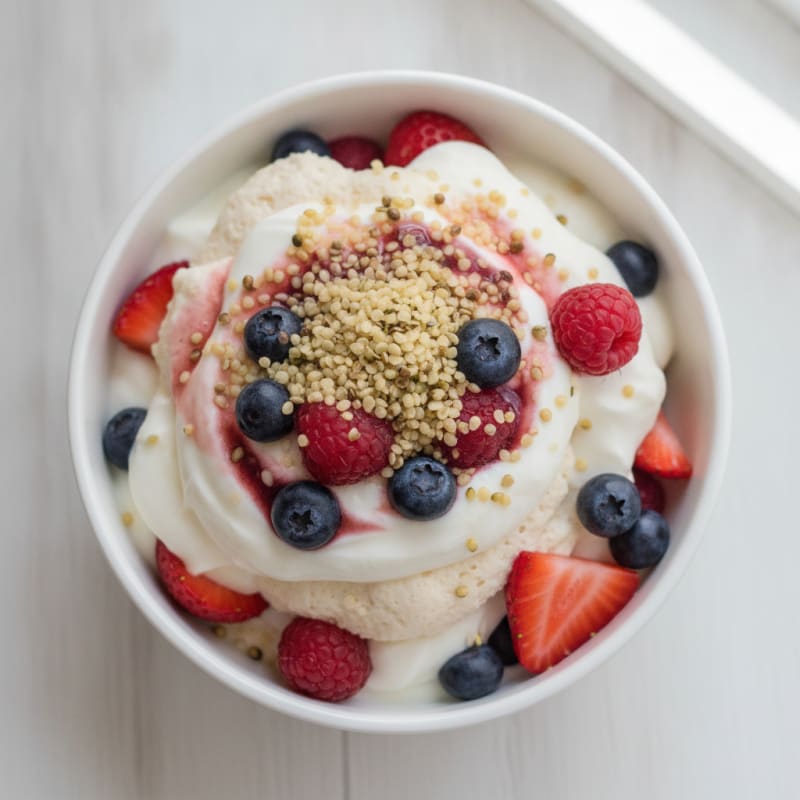 Creamy Greek Yogurt Protein Parfait with Mixed Berries