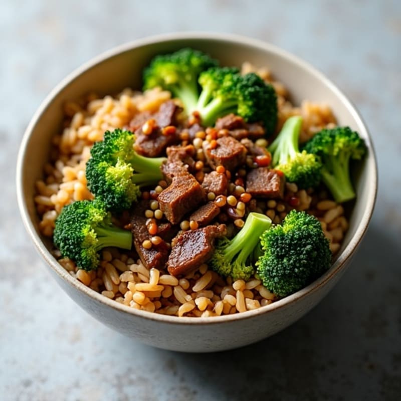 Tender Beef and Broccoli Stir-Fry Rice Bowl