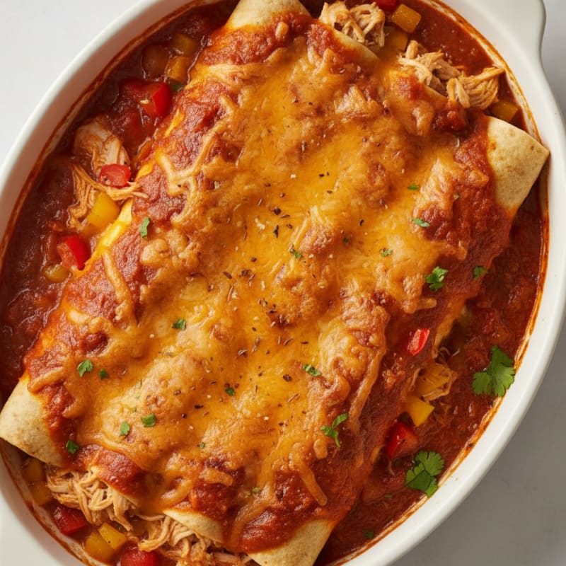 Chicken and Cheese Enchiladas