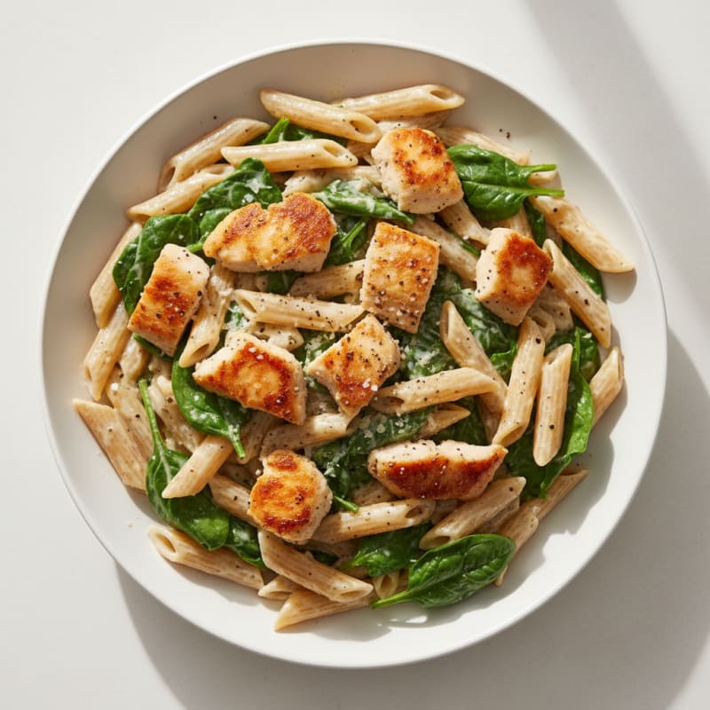 Creamy Garlic Chicken Alfredo Pasta