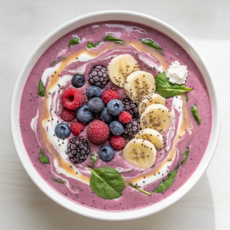 Berry Banana Protein Power Smoothie