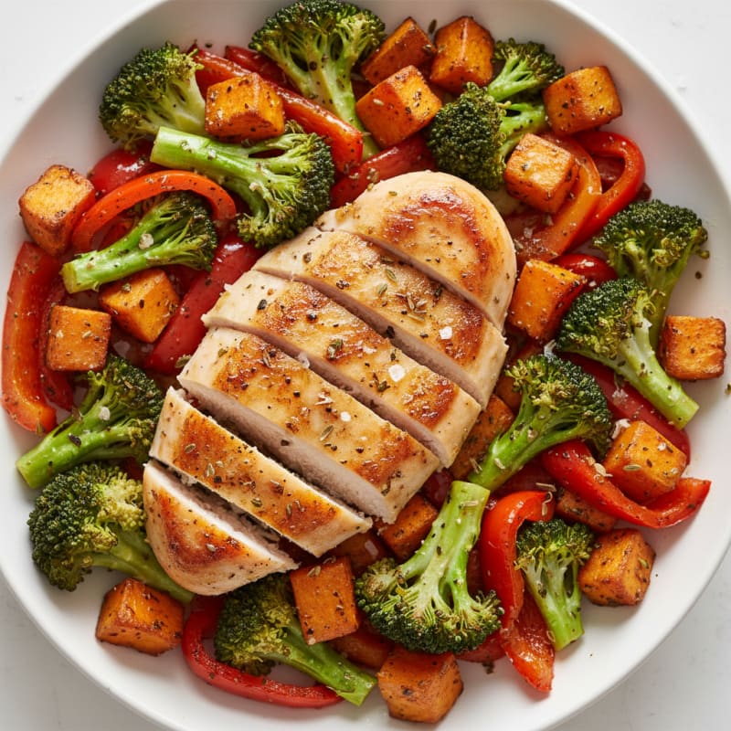 Chicken and Roasted Vegetable Medley