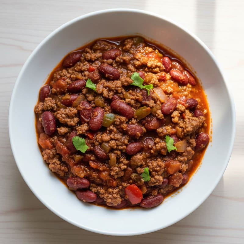 Smoky Beef and Bean Chili