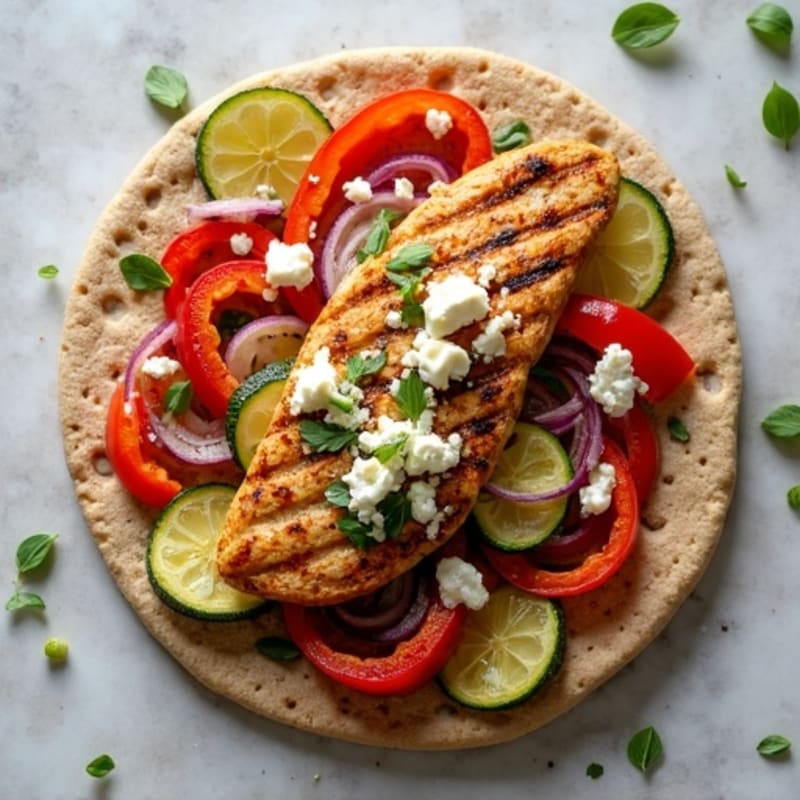 Rustic Roasted Veggie Flatbread