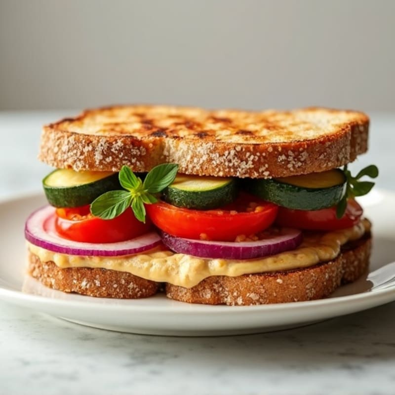 Hearty Grilled Vegetable Sandwich