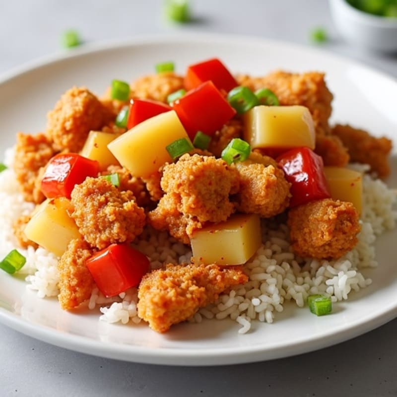 Crispy Baked Sweet and Sour Chicken