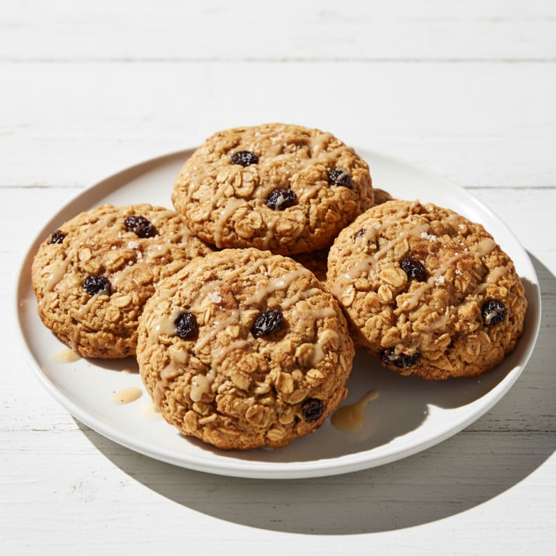 Oatmeal Raisin Protein Cookies