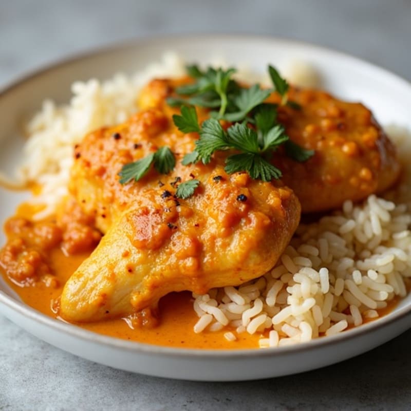 Creamy Coconut-Spiced Butter Chicken