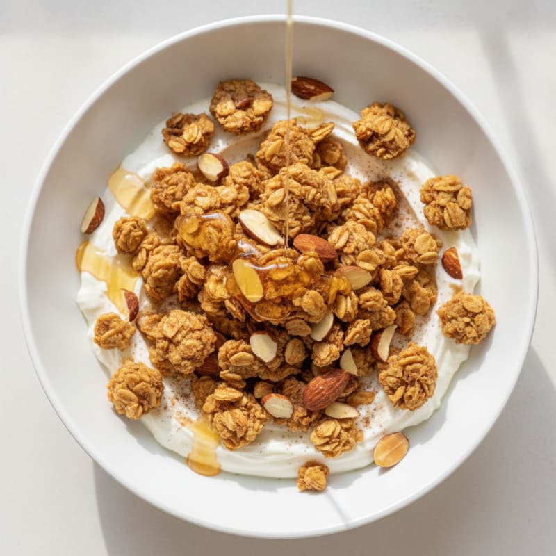 Honey Almond Oat Clusters