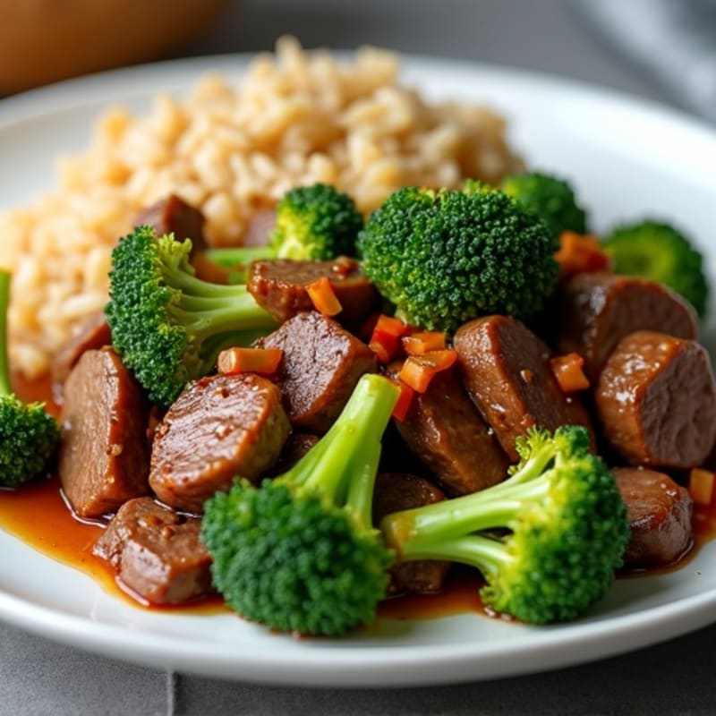 Ginger-Garlic Beef and Broccoli Stir-Fry