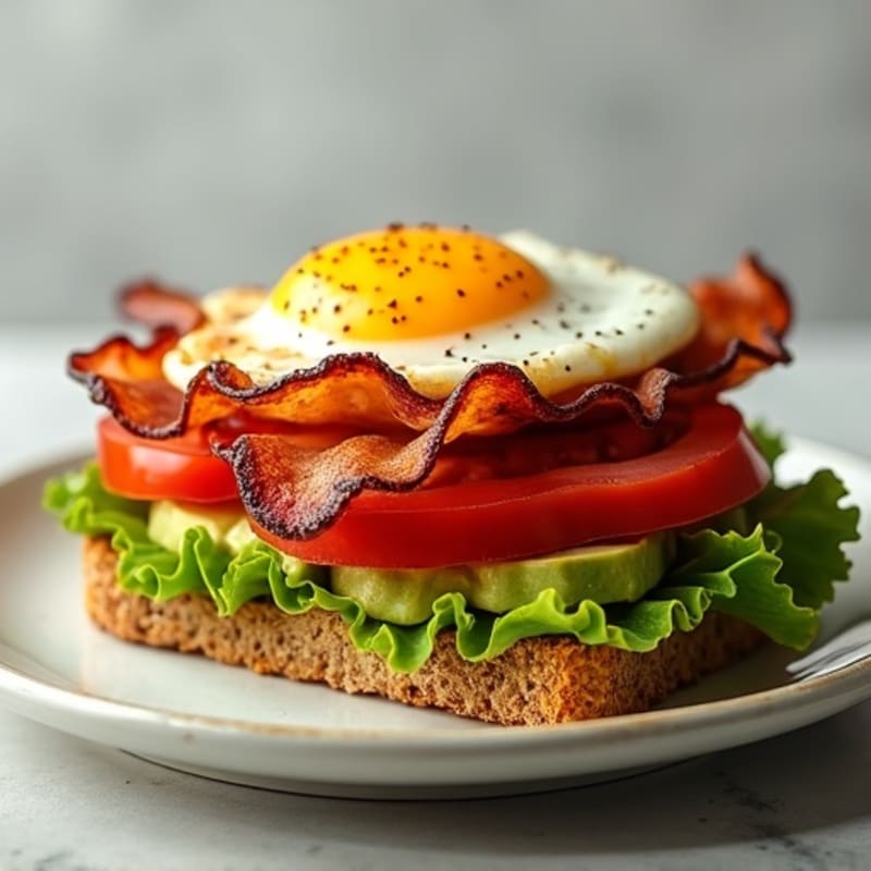Crispy Turkey Bacon and Smashed Avocado Sandwich