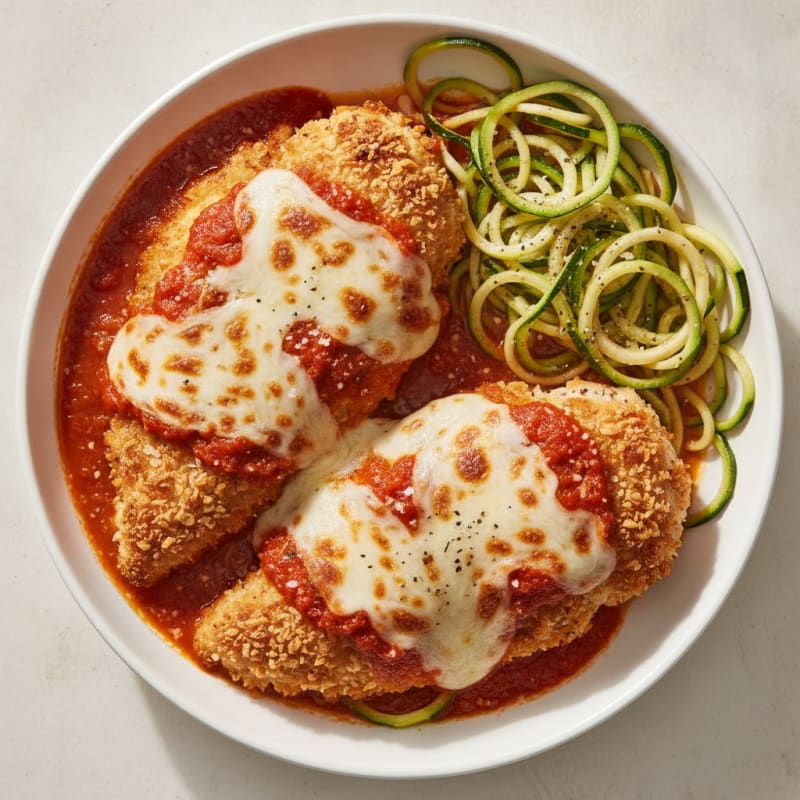Baked Chicken Parmesan with Marinara