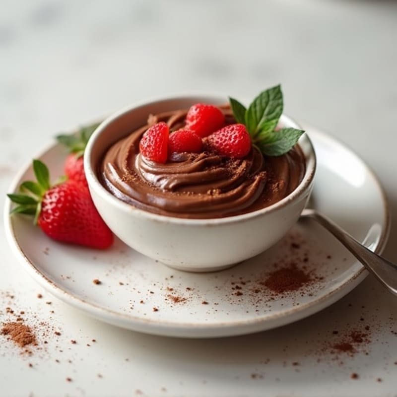 Silky Chocolate Protein Cottage Cheese Mousse