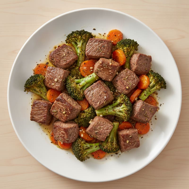 Garlic Herb Roasted Beef with Vegetables