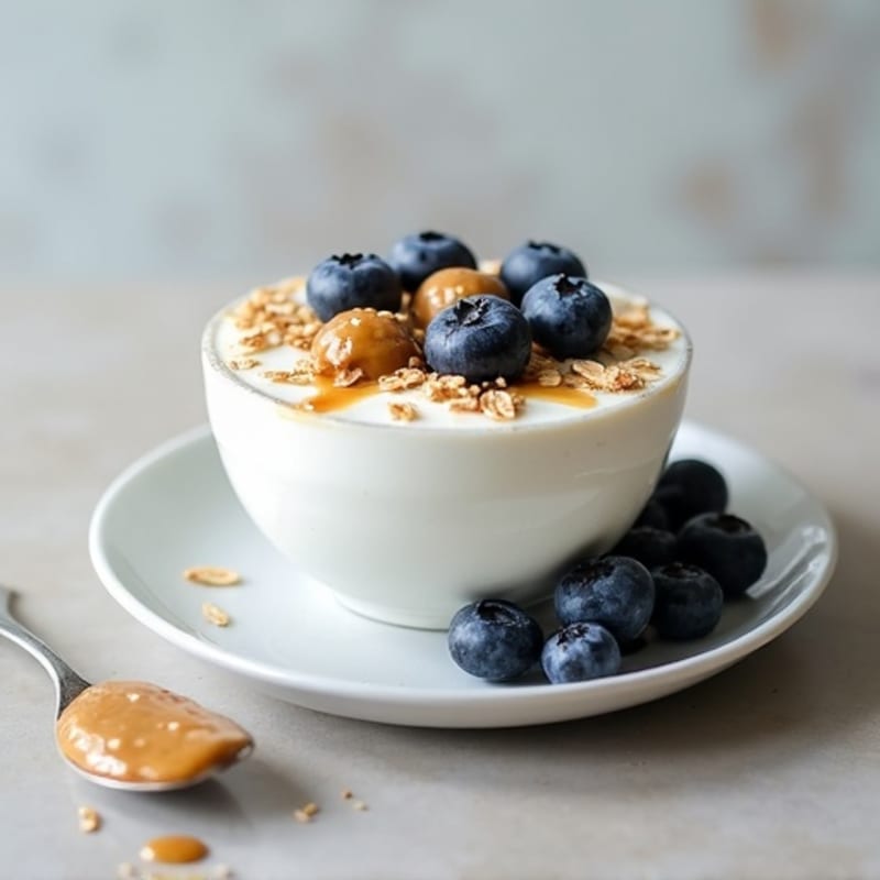 Greek Yogurt Protein Pudding with Almond Butter